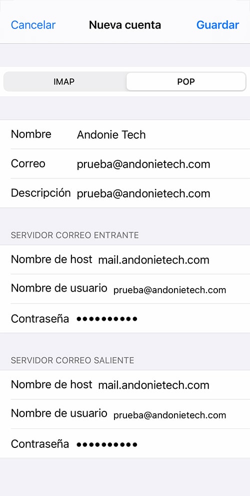 Como configurar un correo en un iphone 07